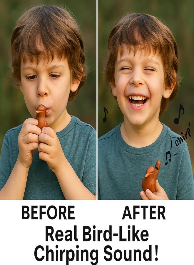 JETHIYA Terracotta Bird Water Whistle Toy - Pack of 2 | Handmade Eco-Friendly Clay Musical Toy for Kids, Boys & Girls | Traditional Indian Sound Whistle | Perfect Birthday Return Gift - Image 5